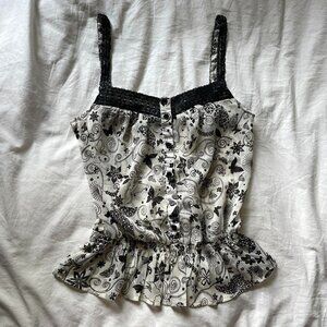 Semi-Sheer Boho Fairy Tank Top